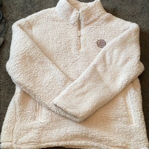 Ivory Ella Sherpa Sweatshirt